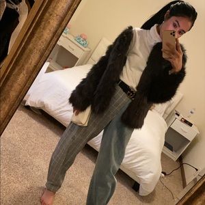 Deep Green Fur Coat